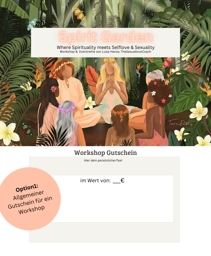 Allgemeine Gutschein für Spirit Garden